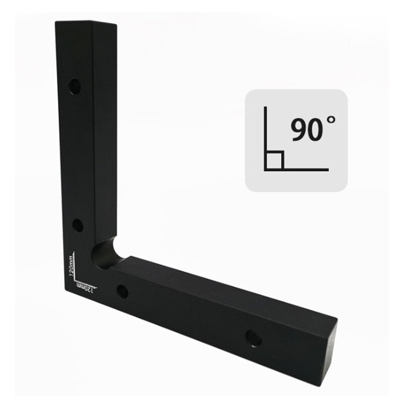 90 graus em forma de l dispositivo elétrico auxiliar placa de emenda painel de posicionamento fixo clipe carpenter praça régua carpintaria ferramenta