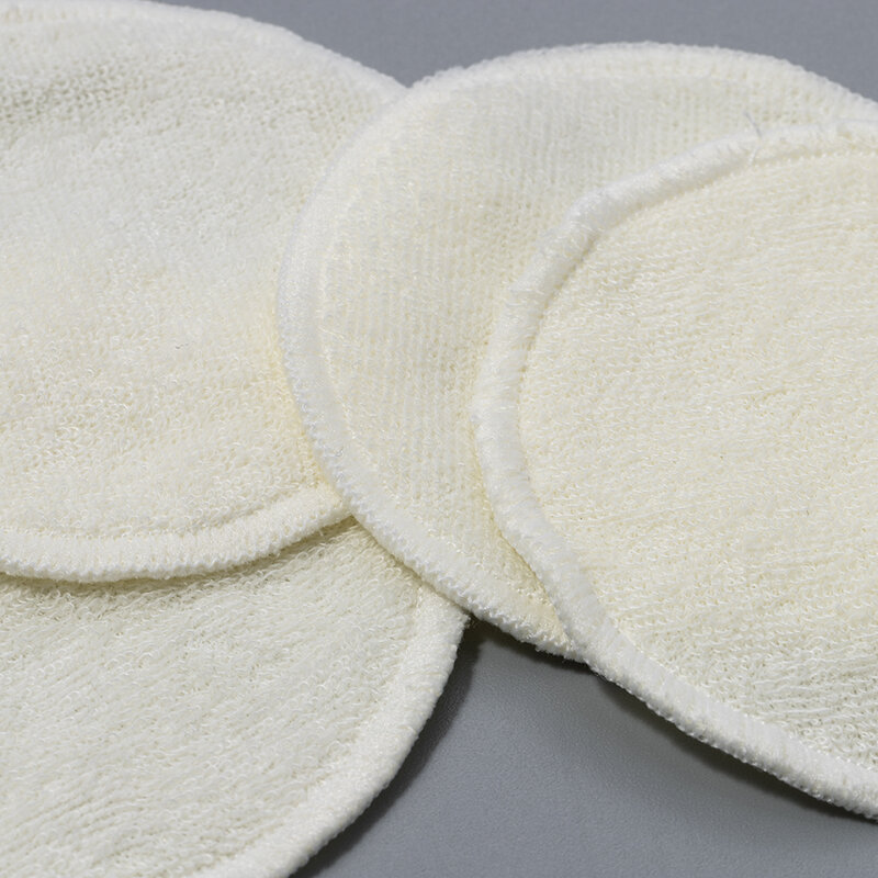 Tampons démaquillants réutilisables en coton, 12 pièces, fibre de bambou, soins du visage, compresses, nettoyage de la peau