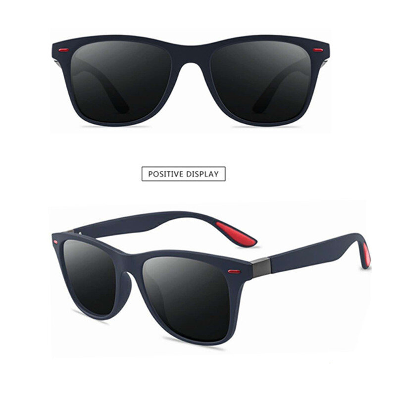 Neue Klassische Polarisierte Sonnenbrille Quadratischen Rahmen Sonnenbrille Männlichen Goggle UV400 Fahrer Brille Sonnenbrille Luxus Sonnenbrille