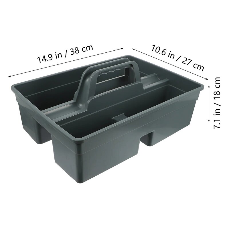 1 pc 3-compartimento ferramenta de limpeza cesta ferramenta de limpeza 3 compartimento
