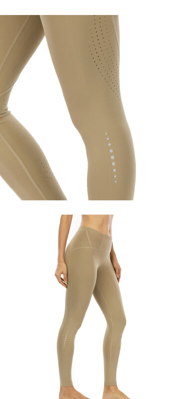 Pantalones de Yoga reflectantes para mujer, pantalones de deportes nuevos, transpirables, ajustados, para correr de noche, Fitness, gimnasio corto