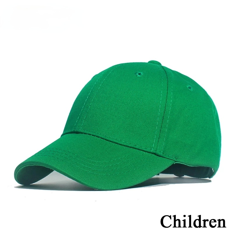 الأطفال قبعة بيسبول بلون واحد الربيع الصيف الاطفال عادية Snapback قبعات ل صبي فتاة الطفل في الهواء الطلق قبعة واقية ل 1-8 سنة
