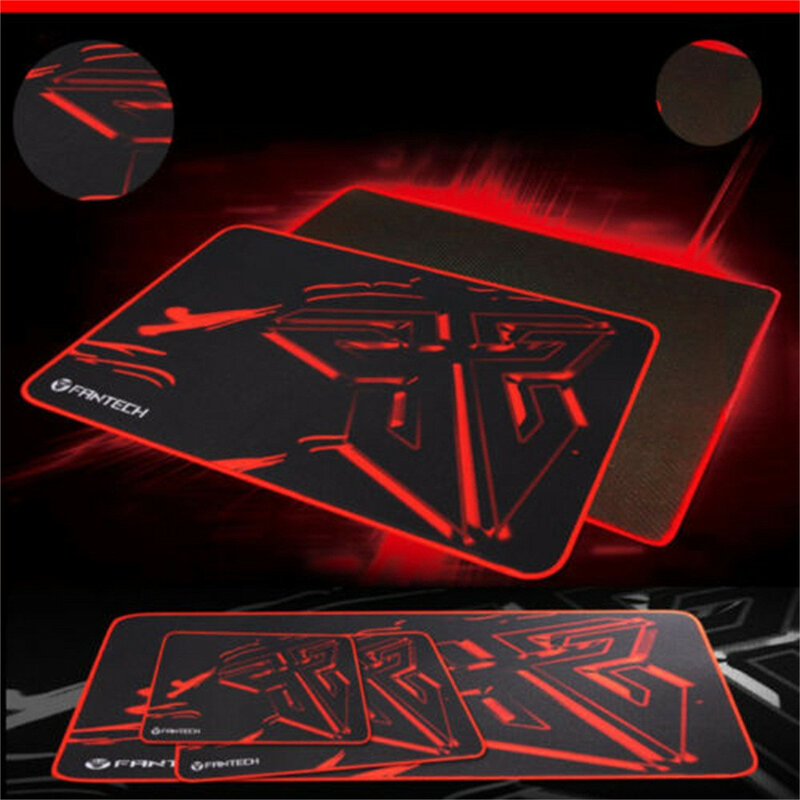 ร้อนขายMouse PadสีแดงCool Gaming Mousepad Anti-Slipยางธรรมชาติที่มีล็อคขอบเมาส์สำหรับเล่นเกมแฟชั่นคนรักใหม่