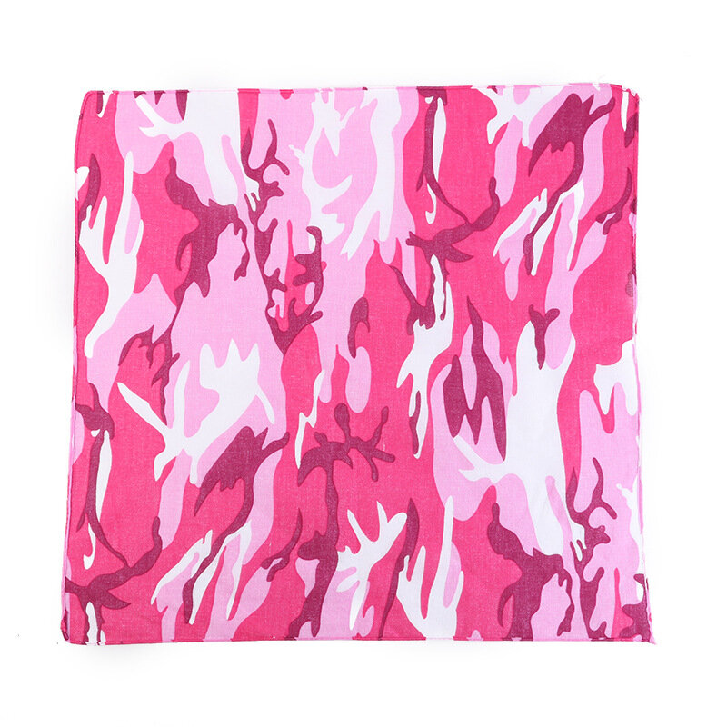 Unisex Camouflage Print Katoen Bandana Militaire Tactische Headwrap Outdoor Jungle Polsband Sport Fietsen Vierkante Sjaal Hoofddeksels