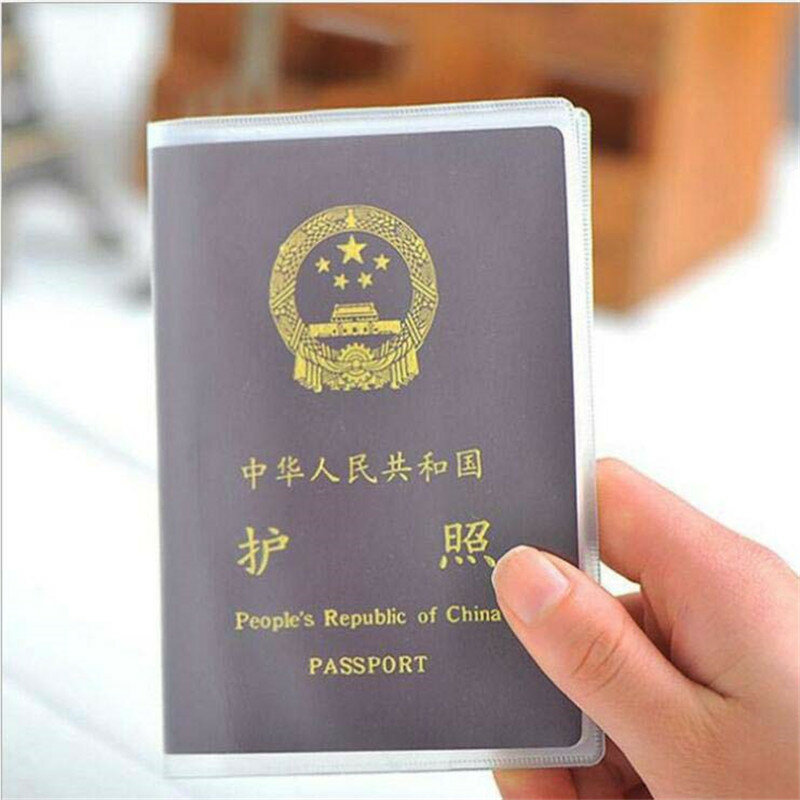 porta passaporto trasparente pvc impermeabile portapassaporto