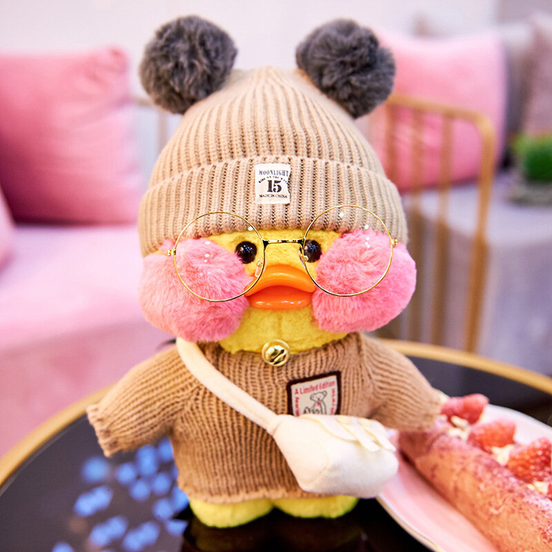 Koreaanse Netred Dragen Hyaluronzuur Kleine Gele Eend Pop Eenden Lalafanfan Ducks Pluche Knuffels Eenden Pop Verjaardag
