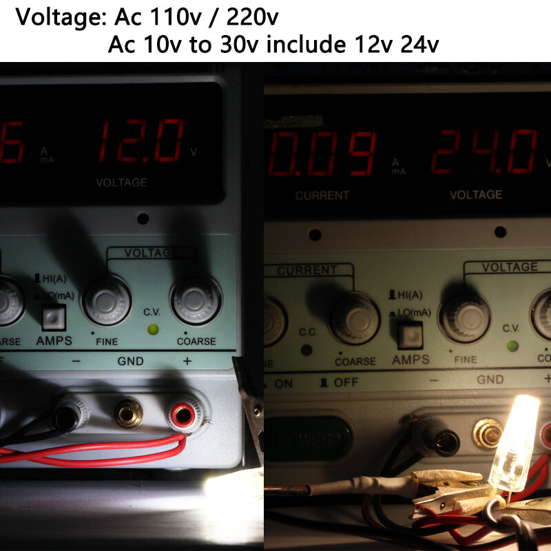 LampadaหลอดไฟLed G4 Spotlight 12V 24 V 110V 220V 2Wหลอดไฟประหยัดพลังงานบ้านSdm 2835 10 Leds 12 24โวลต์