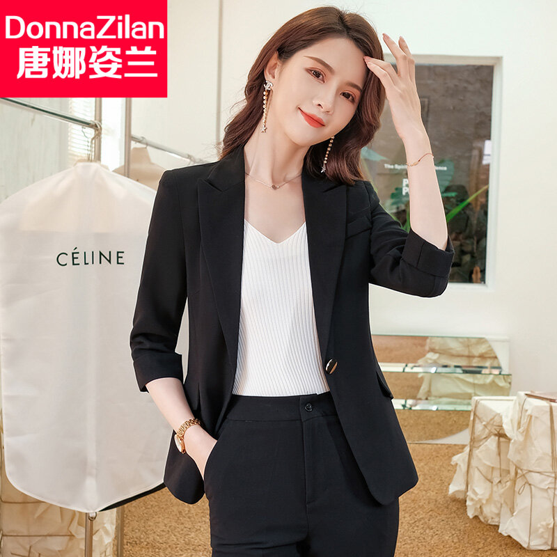 Orange Suit Jacket Women's Short Small 2021 Spring and Summer New Fashion Temperament Slimming Large Size Small Suit