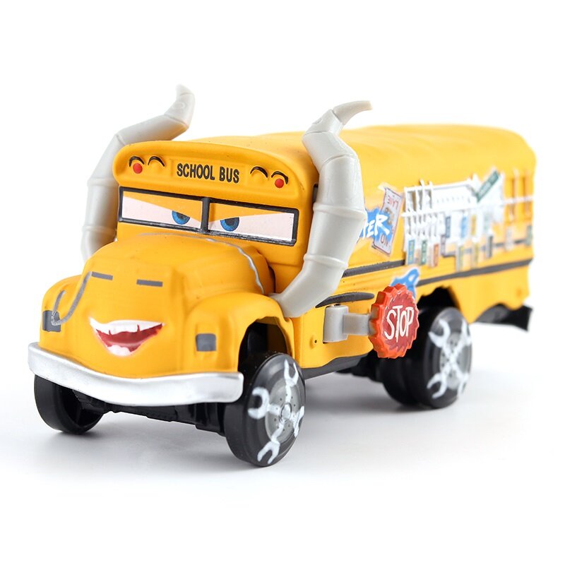 Carrinhos em miniatura inspirados em carros, da disney pixar, "personagens, carros, cruz ramirez, feitos em metal, 1:55, presente de aniversário para crianças