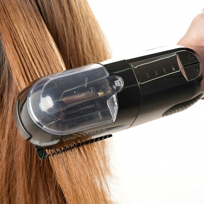 Usb de carregamento split hair clipper hairdressing clipper aparador de cabelo resolver termina corte divisão ferramenta de cabeleireiro dropshipping