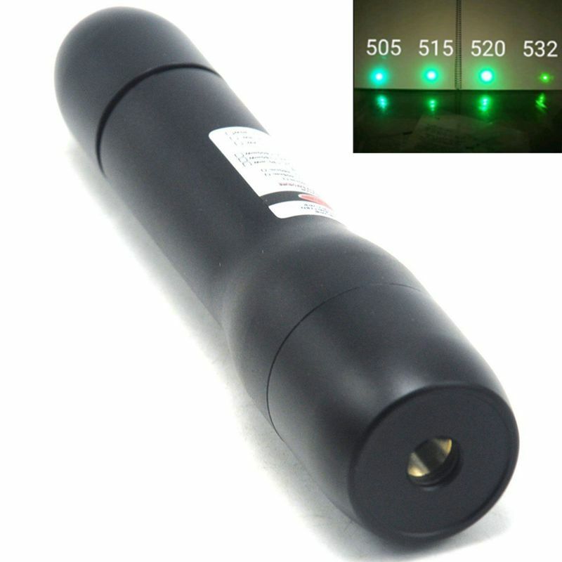 Ponteiro laser à prova d' água verde, 515nm foco 515t-50 lanterna caixa de lanterna