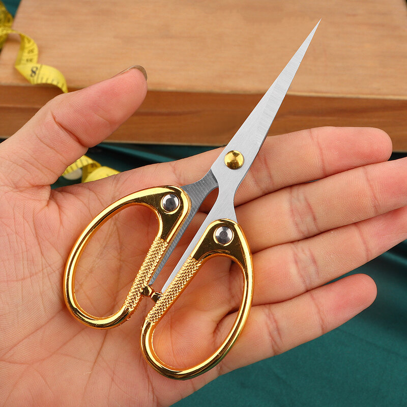 Stainless Steel Zinc Alloy Paper-cutting Scissor Office Scissors School Student Stationery Cutting Supplies Shears with Handle