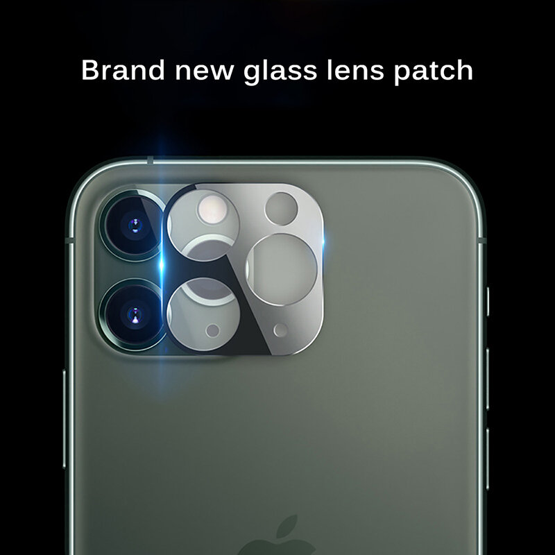 For IPhone 11 12 Pro Max Back Camera Lens Tempered Glass Film For IPhone 12 Mini Case Cover Protection Ring Screen Protector