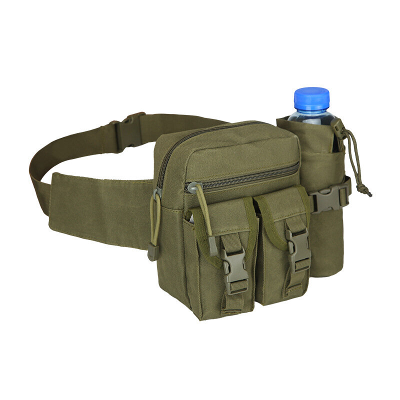 Militar tático saco da cintura fanny pacote edc garrafa de água bolsa dos homens à prova dwaterproof água esportes ao ar livre correndo caça pesca caminhadas sacos