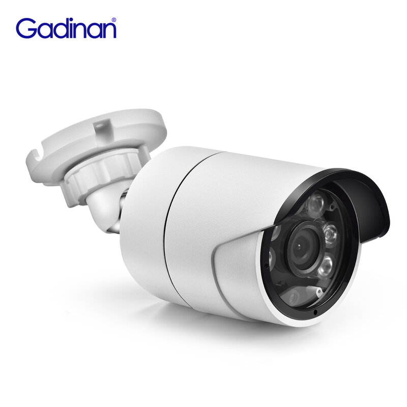 Kamera IP POE 8MP 48V Luar Ruangan 5MP CCTV AI Deteksi Gerakan H.265 Video Pengawasan Rumah IR Kamera Keamanan Penglihatan Malam