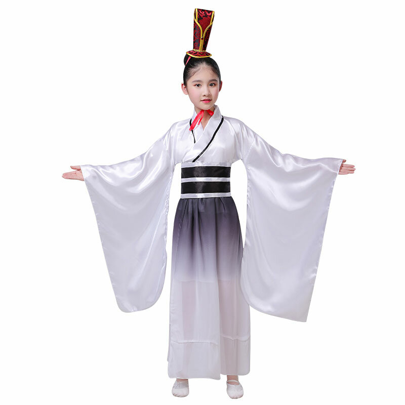 Disfraces chinos para niños, disfraz nacional de estilo chino, Hanfu, actuaciones de escenario