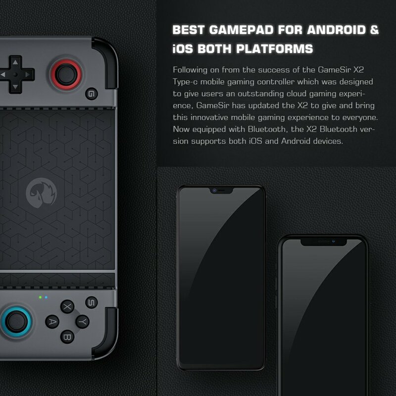 Mando inalámbrico X2 con Bluetooth para móvil, controlador de juego para Android e iOS, iPhone, Cloud, Gaming, Xbox, Game Pass
