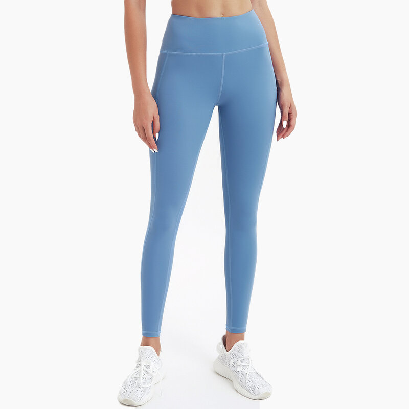 Pantalones de Yoga de Fitness para mujer, mallas de entrenamiento femenino para correr y hacer ejercicio, de nailon