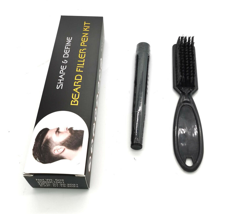 Kit de stylos de remplissage pour barbe, stylo étanche pour traçage de la barbe