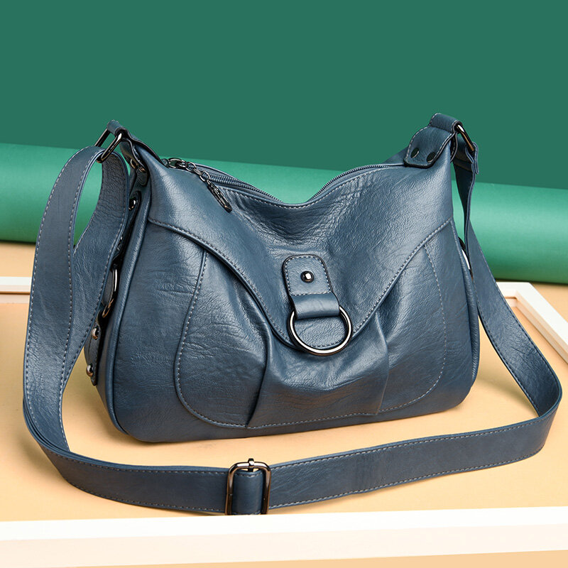 OLSITTI กระเป๋าถือขนาดใหญ่หลายซิปกระเป๋าผู้หญิง2020ออกแบบใหม่แฟชั่นหญิงกระเป๋า Sac A หลัก