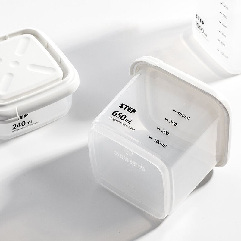 Kunststoff Versiegelten Dosen Küche Lagerung Box Transparent Lebensmittel Kanister Halten Frische Neue Durchsichtigen Behälter In Verschiedenen Kapazität