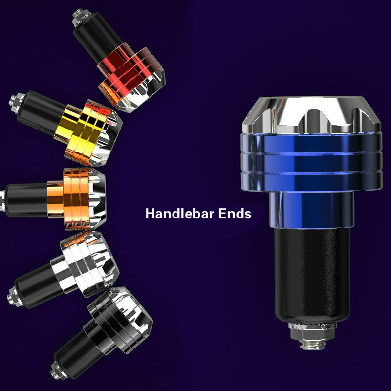 Ручки алюминиевые декоративные для мотоцикла, 16-18 мм, 6 цветов