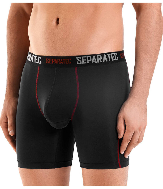 Men separatec Quick dry Boxershorts  Soft Long Leg Sport Sexy Boxer Underwear