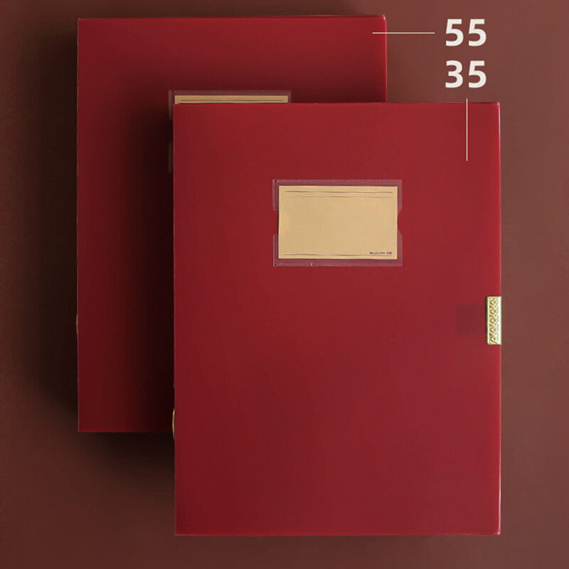 Caja de almacenamiento para documentos, organizador de escritorio Retro A4, archivador