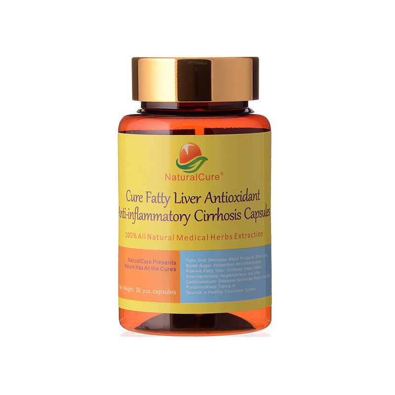 NaturalCure Cure Fatty Liver Capsules, Prevent Cirrhosis and Liver Cancer, Traditional Chinese Organic Plants Extract