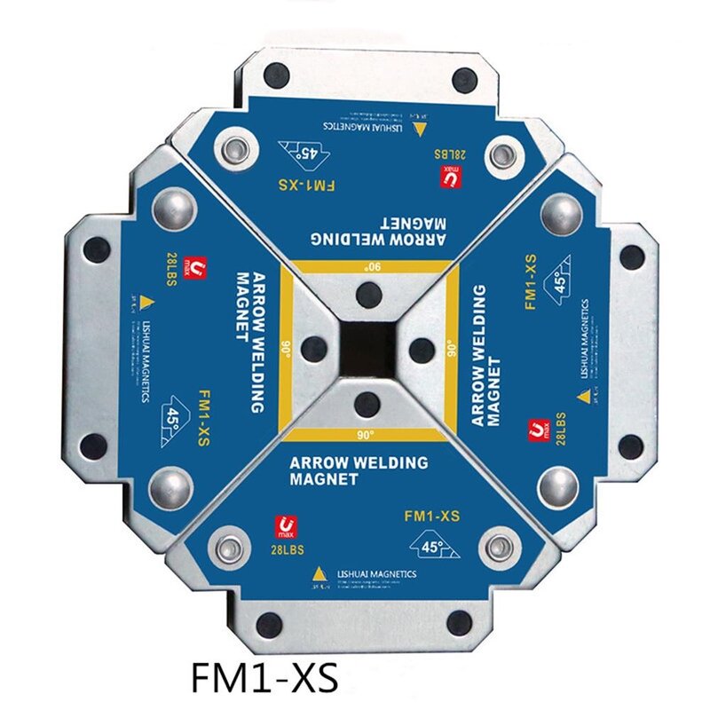 4Pcs Magnetic Welding Holders Multi-Sudut Solder Panah Magnet Weld Fixer Positioner Ferit Holding Tambahan Locator Alat