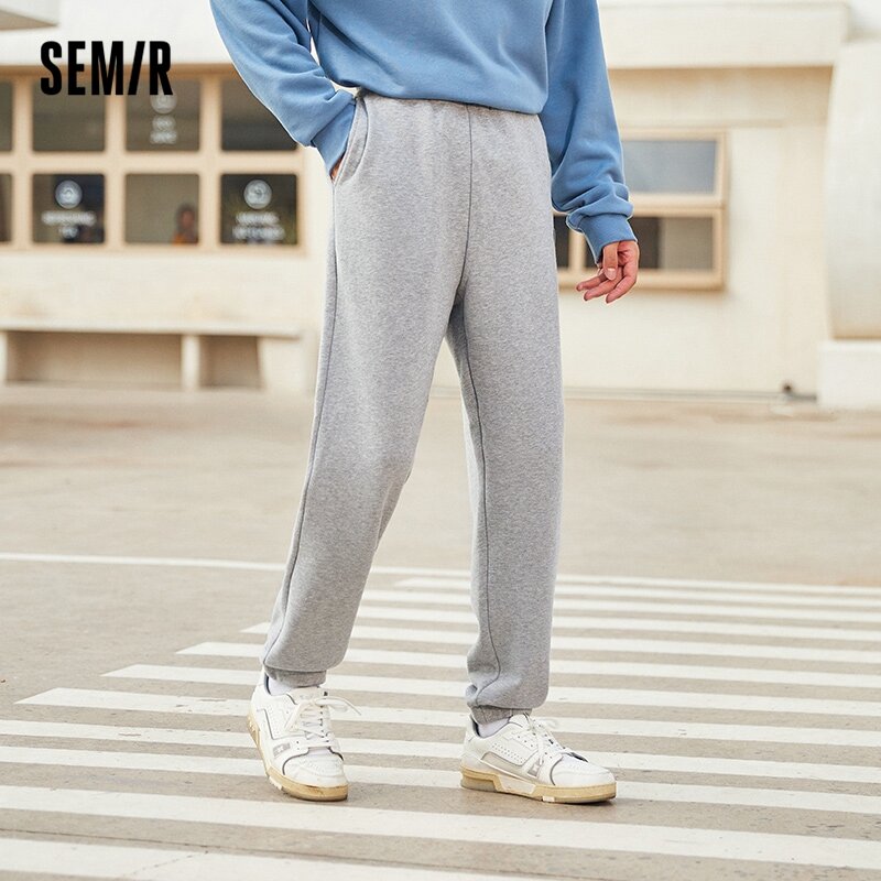 SEMIR dorywczo spodnie męskie polarowe spodnie z dzianiny chłopięce przystojny i energiczny koreański wersja nowe spodnie zimowe