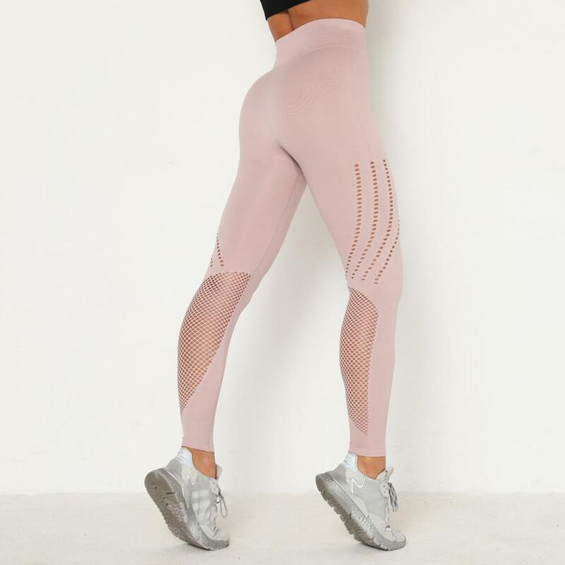 Calça legging esportiva cintura alta com bojo, leggings sexy para academia e esportes, roupa de academia feminina para treino