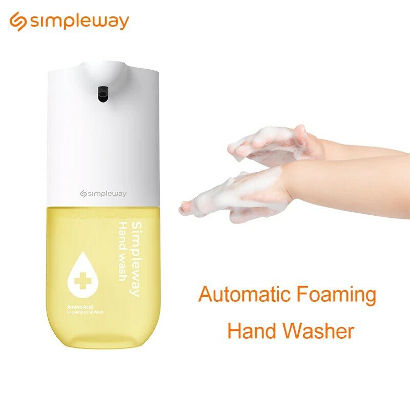 Simpleway 300Ml Automatische Inductie Handwasmachine 0.25S Infrarood Sensor Handdesinfecterend Contactloze Hand Zeep Dispenser Voor Schoon