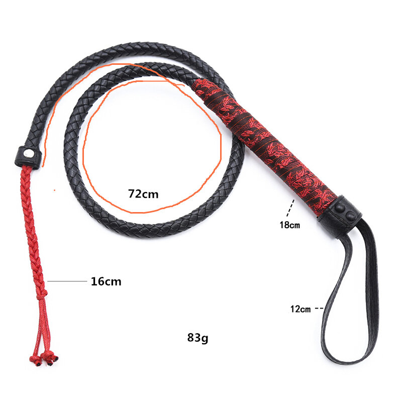 LONG 106CM Leather Hand Made Pimp Whip Racing Riding Crop Party Flogger Queen Whip for Sex Horse Bdsm Sex Toys Adults