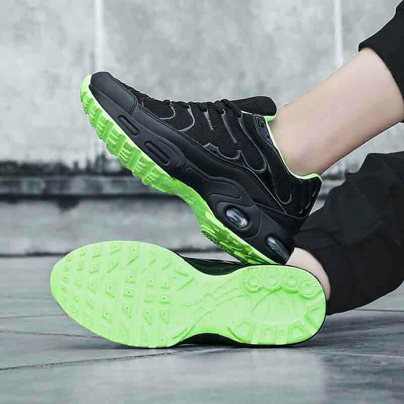 Airavata Sneakers robuste tinta unita da uomo Running Dad stringate cuscino d'aria Casual sport fondo spesso scarpe sportive 39-47