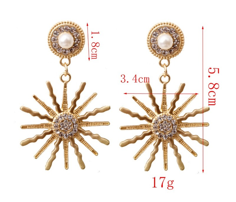 2021 Statement Earring  Diamond Pearl Drop Dangle Earrings for Women Luxury Jewlery Gift