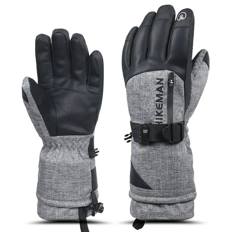 Ski Gloves Waterproof Gloves with Touchscreen Function Snowboard Heated Gloves Warm Snowmobile Snow Gloves Men Women