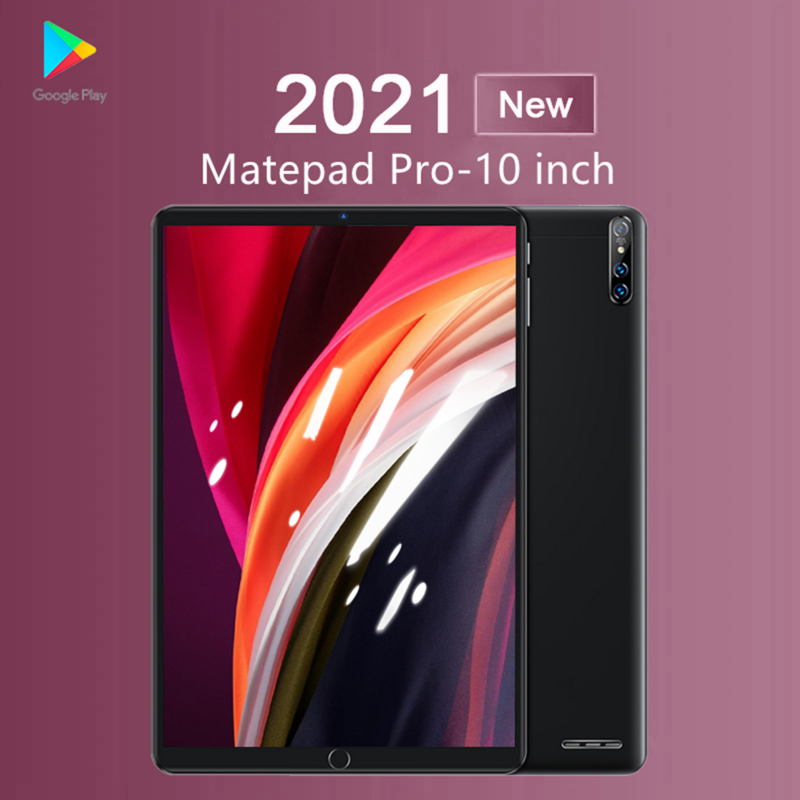 Matepad-Android Tablet 10,12GB RAM,512GB ROM,10コアプロセッサ,デュアルSIMカード,デュアル10.0を再生するためのプロのタブレット