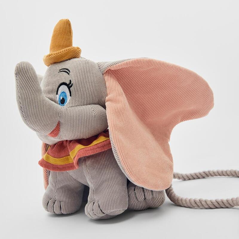 Dumbo-monedero pequeño para niños, bolso de hombro, monedero
