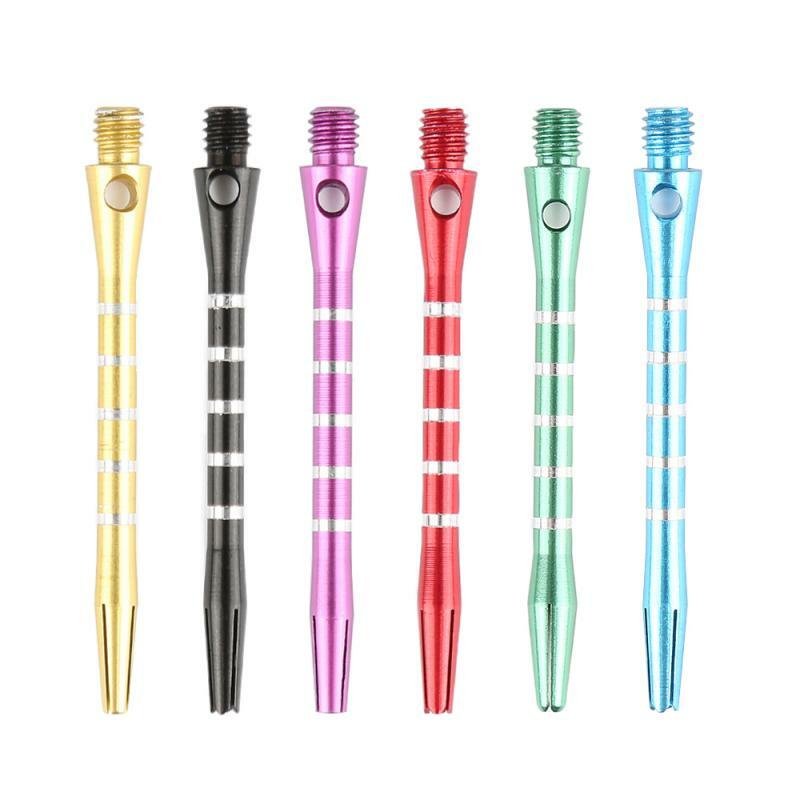 1/6/10 PCS Professional Aluminium Alloy Darts Shafts 6 Colors Replacement Accessories Gadgets For Darts Gaming Darts Rod 2020