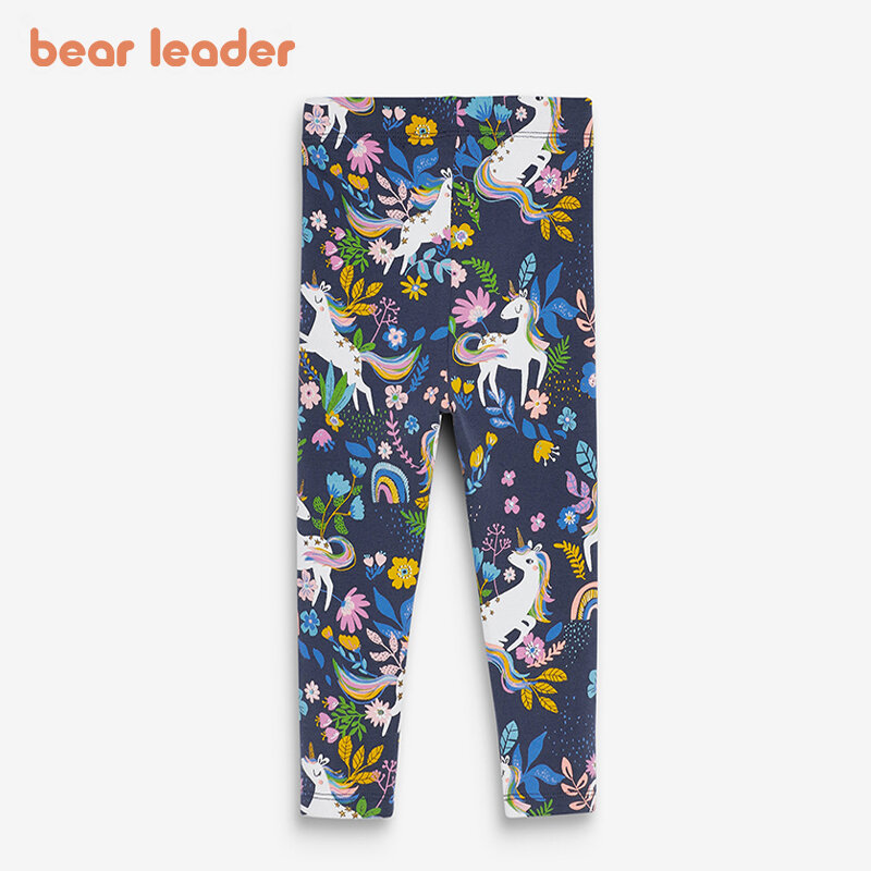 Bear Leader-Leggings para niña, pantalones finos de primavera y verano, disfraz de moda, ropa para niña, leggings de dibujos animados para otoño