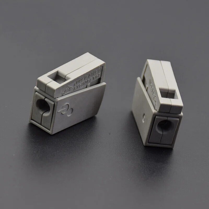 Conectores rápidos do fio de 10 pces 1-2.5mm 24a, conector compacto universal da fiação, bloco terminal push-in PCT-111