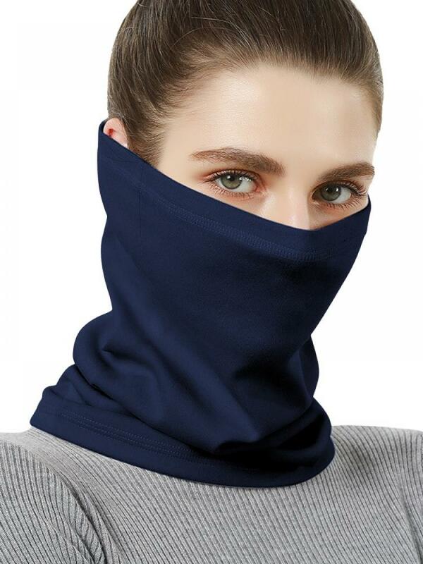New Men'S And Women'S Autumn And Winter Scarf Windproof Dustproof Mask Stretch Wild Velvet Warm Couple Mask