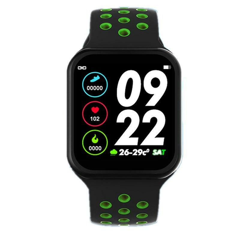 IOS 안드로이드 전화 ip68 전체 화면 터치 스마트 워치 피트니스 추적기 심장 박동 혈압 Smartwatch