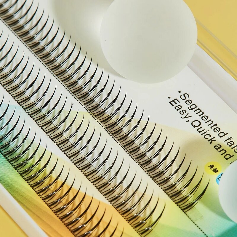 Soneed grosso 20d vison cílios extensão artificial falso profissional maquiagem individual cluster cílios natural macio