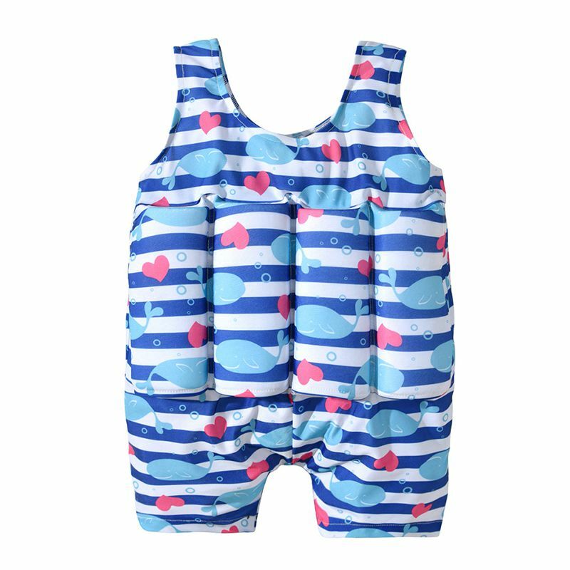 Children Life Vest Child Swimwear With Floating Foam Girl Boy Infant Baby Kid Nylon Spandex Swimsuit Swimming TrainningTools
