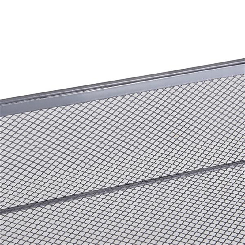 Четырехслойная Съемная тележка для хранения в виде сетки с серебристыми сотами, 4-уровневые полки для хранения