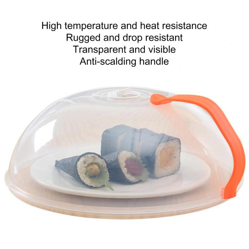 Microwave Food Cover Washable Effective Easy-using Microwave Plate Lid Cover Splash And Oil Cover Fresh-Keeping Cover
