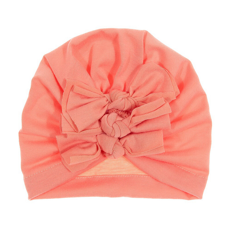 새로운 겨울 가을 여자 아기 모자 활 코튼 니트 매듭 따뜻한 어린이 모자, 키즈 신생아 보닛 모자 비니 귀여운 모자를 쓰고 있죠