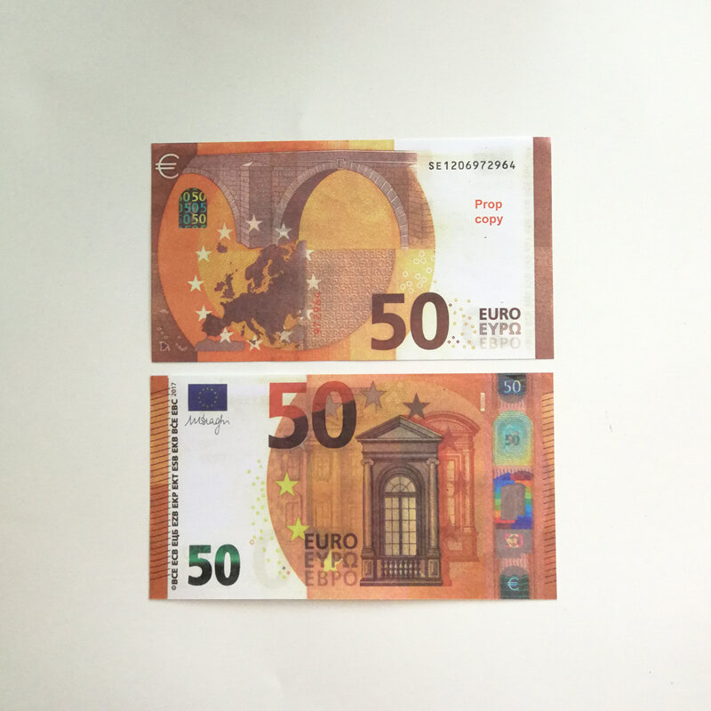 Soldi finti giocattolo per bambini banconote fotografia euro